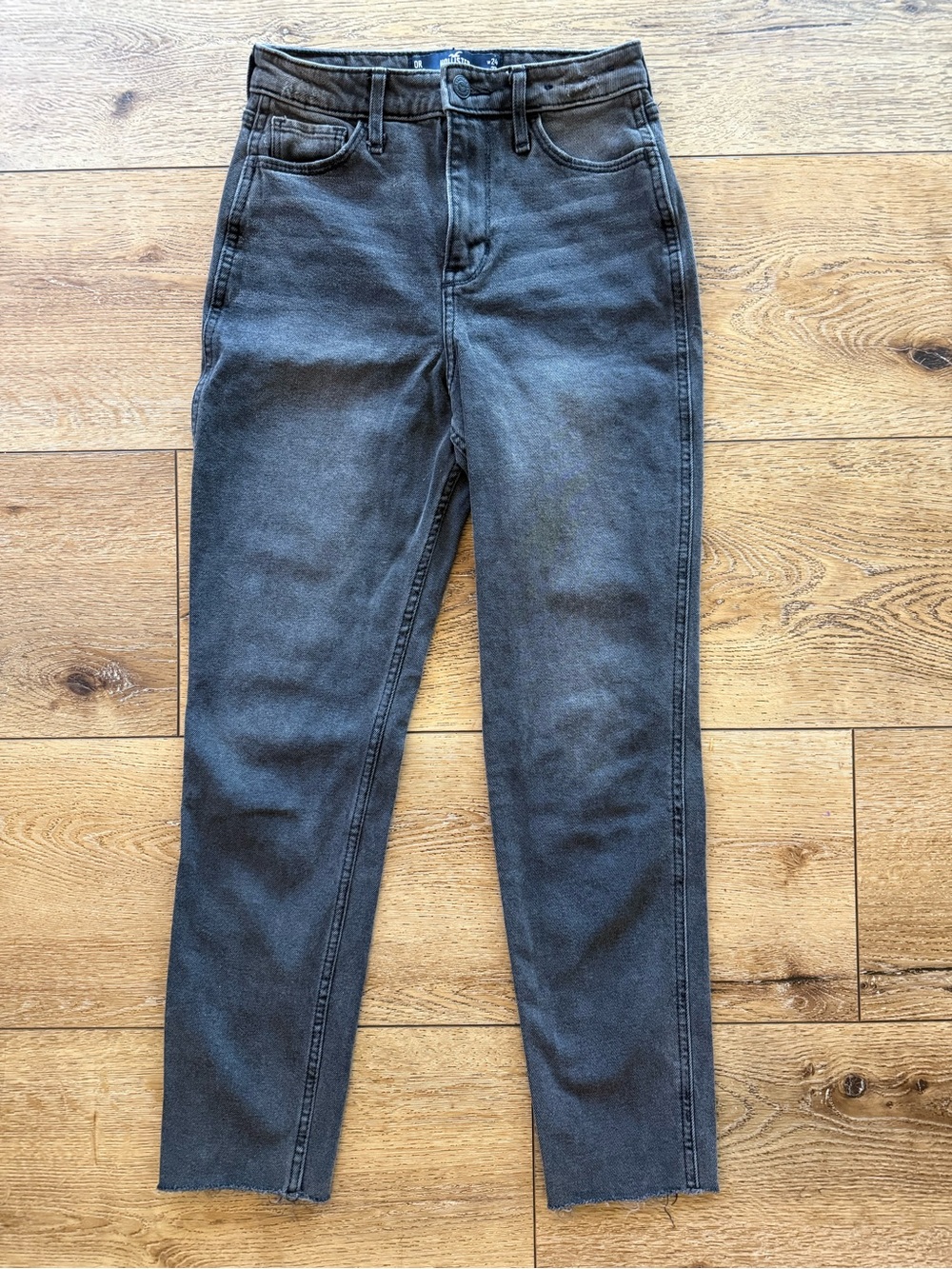 Hollister High-Rise Charcoal Slim Jeans